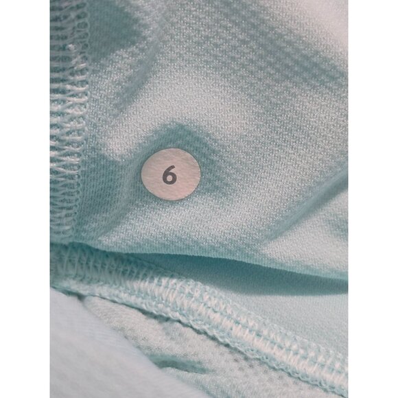 Lululemon Run Ta Ta Topper Drawstring Tank Size 6 Light Soft Blue Women's - Picture 3 of 10